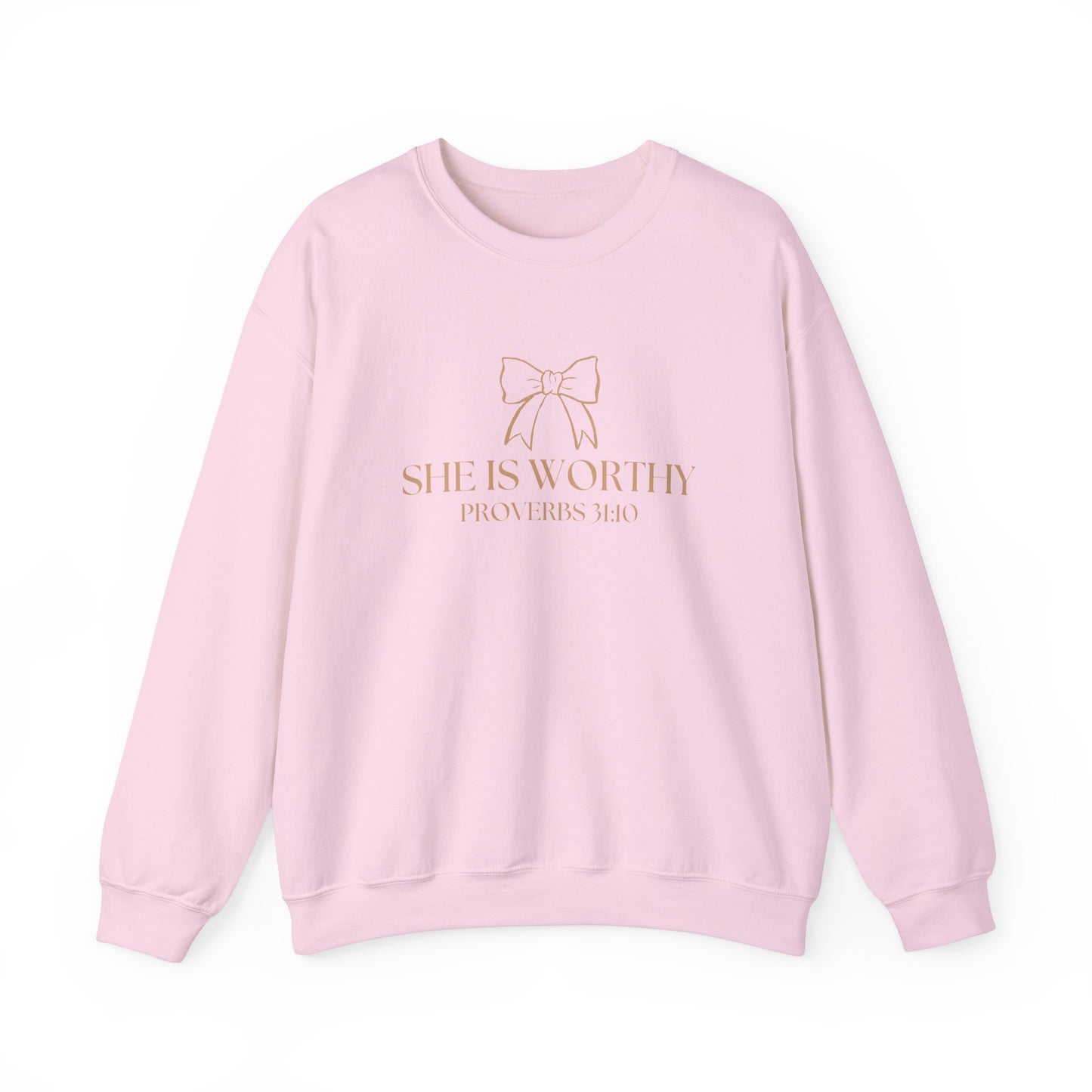She Is Worthy Sweatshirt
