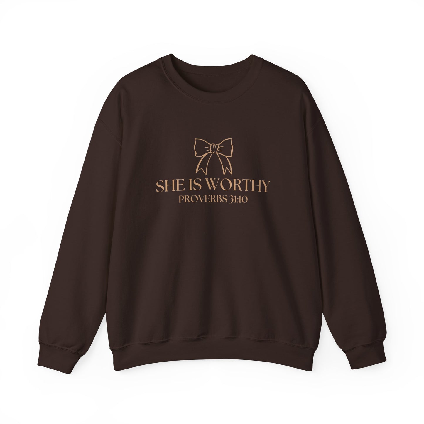 She Is Worthy Sweatshirt